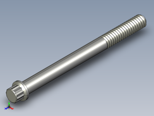 1-4in-20 3long 12-point screws.STEP正等轴测缩略图