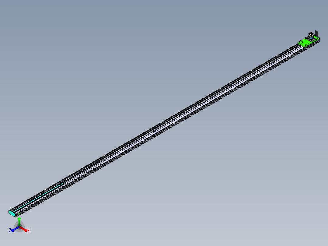 东锦齿条传动DH136G-L157-S5500-BU-T400W-C3主视图