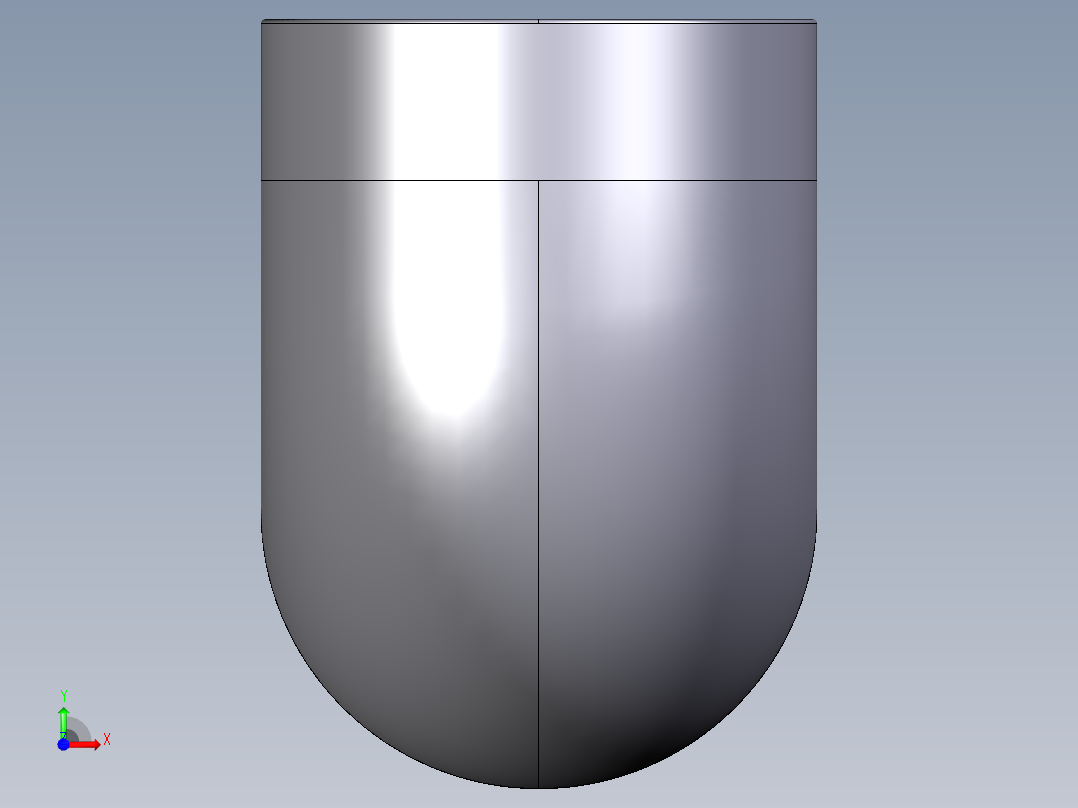 2GIV (A) 90用溶剂焊接的弯头弯头前视图