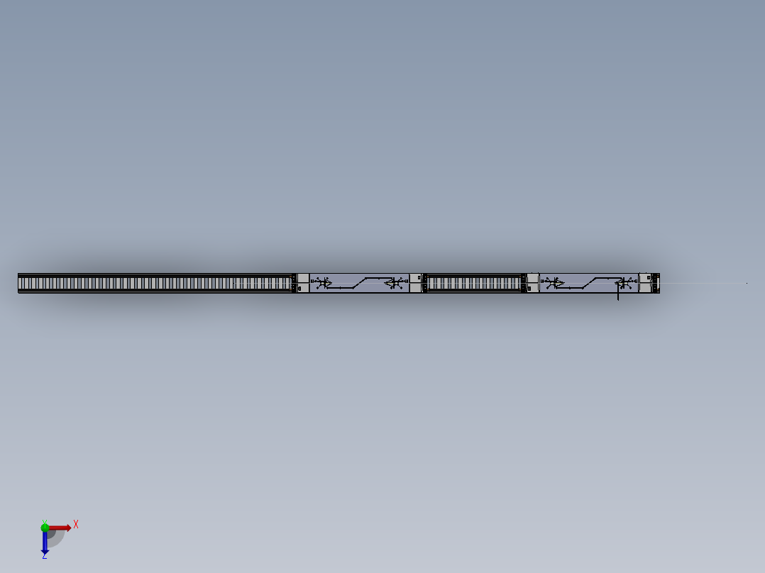 电力机车sw16俯视图