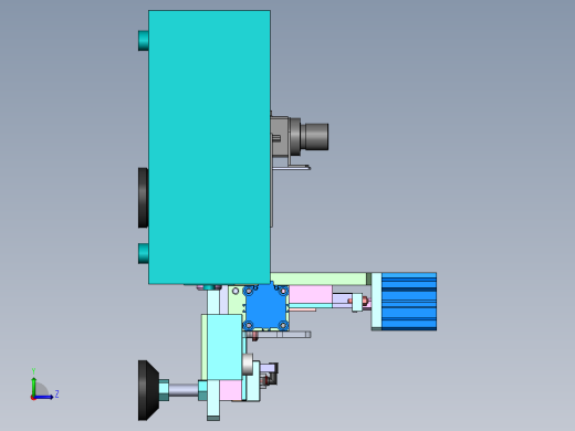 接头组装机sw20可编辑左视缩略图