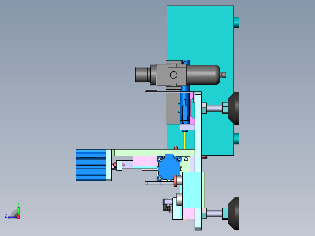 接头组装机sw20可编辑右视图