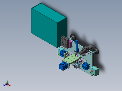 接头组装机sw20可编辑正等轴测缩略图