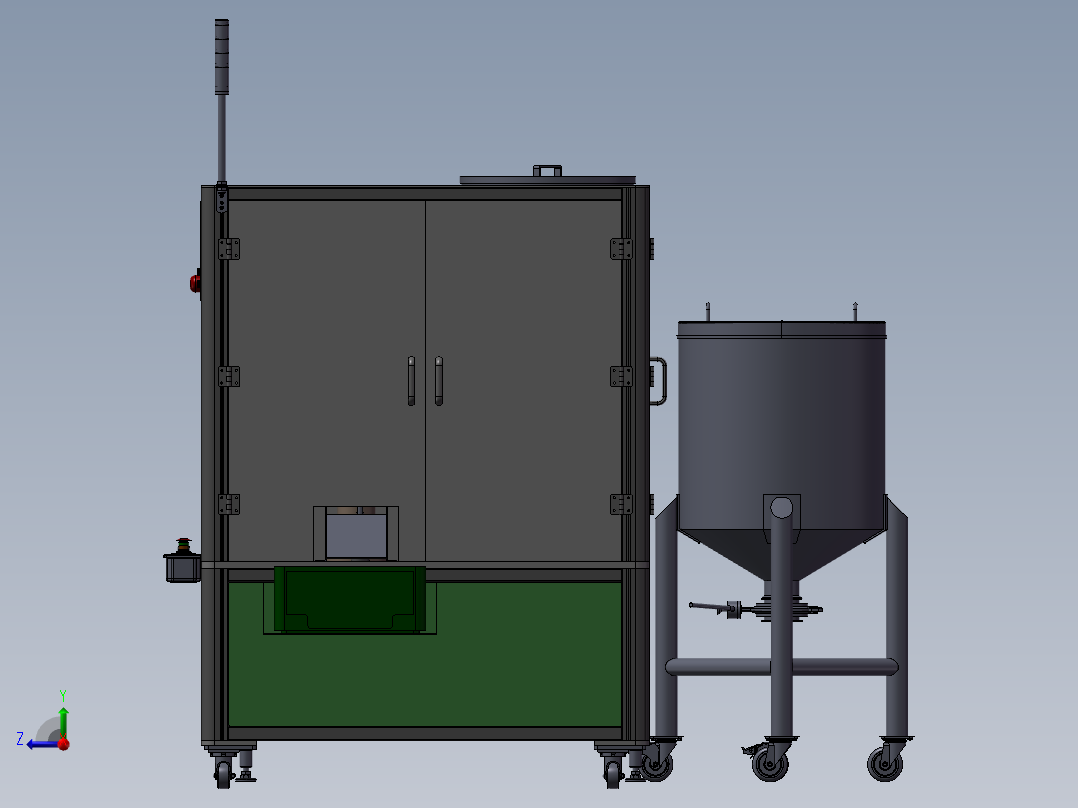 液体灌装机sw22右视图