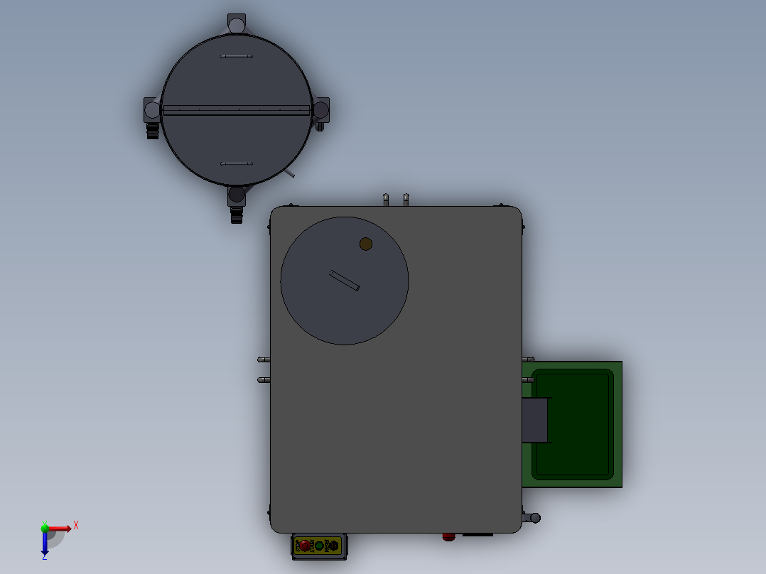 液体灌装机sw22俯视图