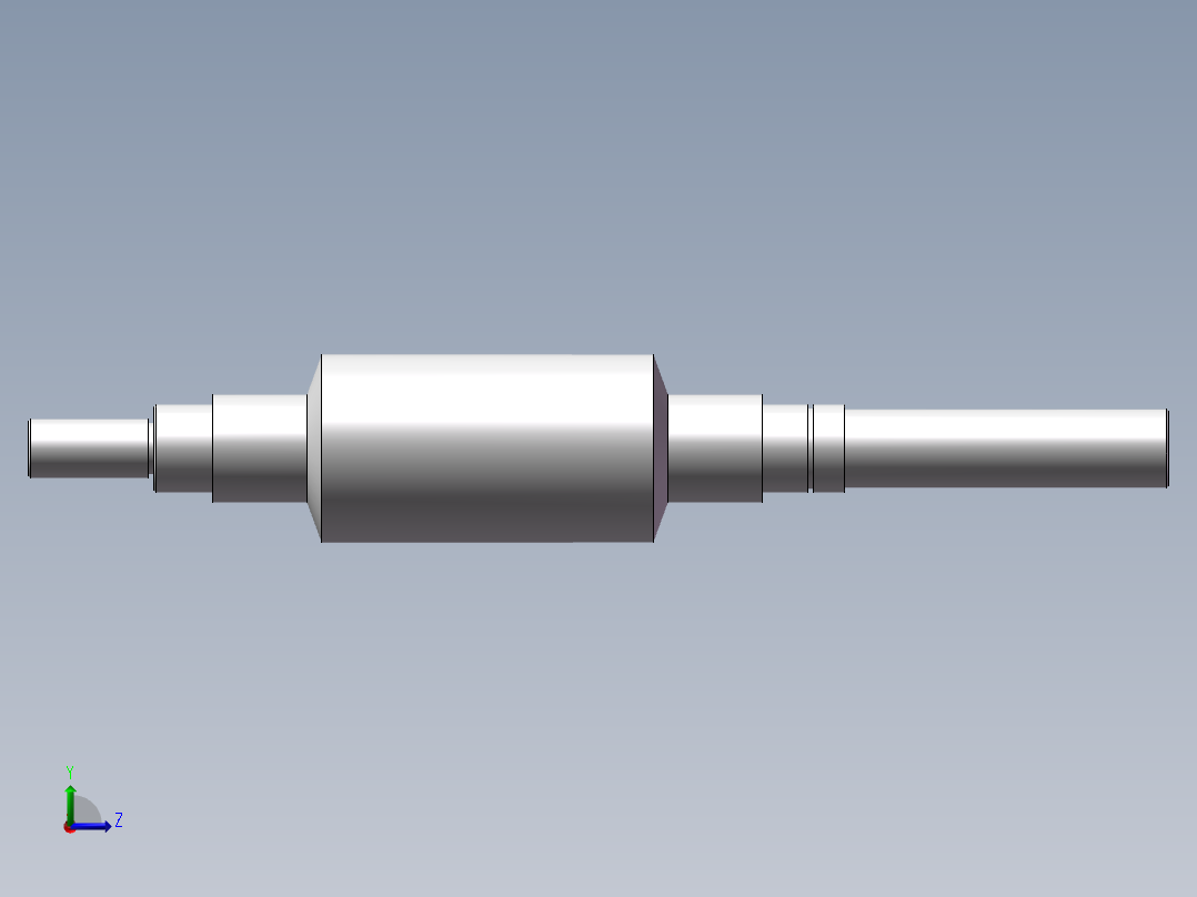（蜗杆）轴类加工工艺设计(1)左视图