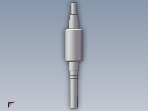 （蜗杆）轴类加工工艺设计(1)俯视缩略图