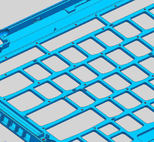 笔记本C壳攻牙钻孔UG刀路程序模型缩略图