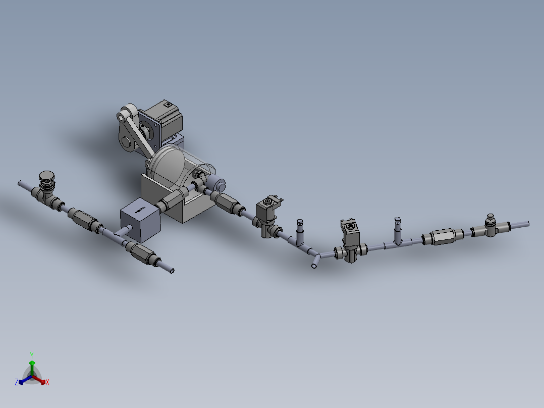 A3004028-呼吸机正等轴测图