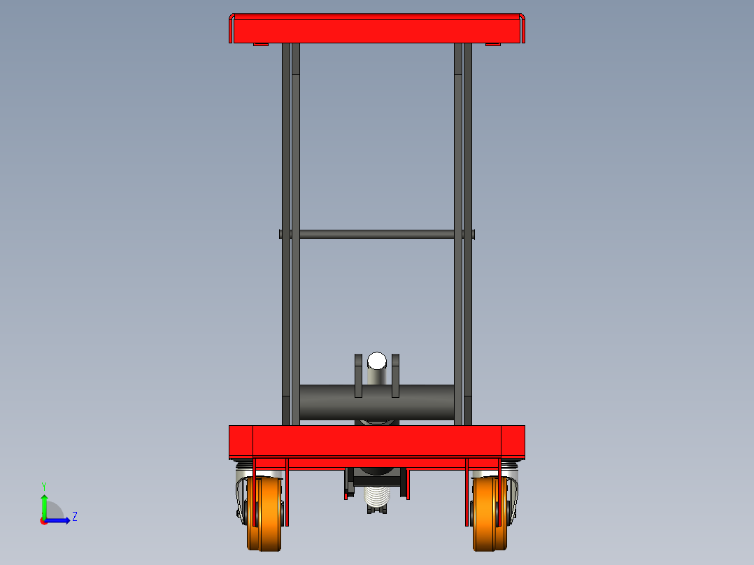 剪叉式升降机 、升降机(27)左视图