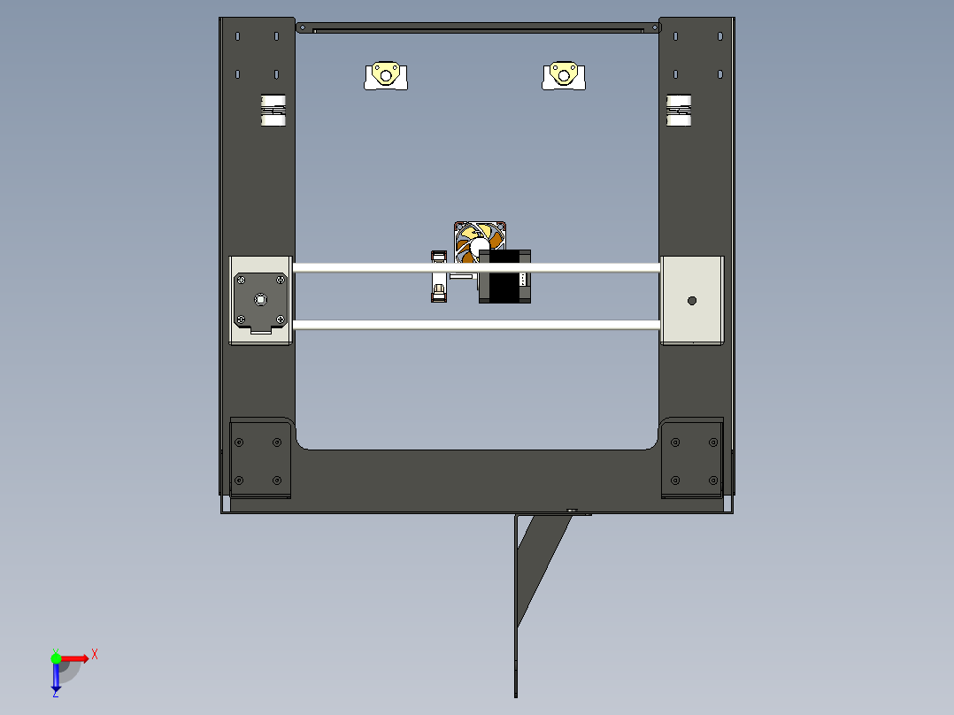 B2004823-3D打印机俯视图