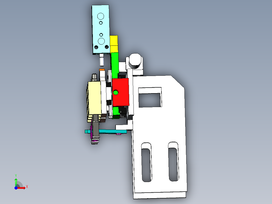 搬运机构前视图