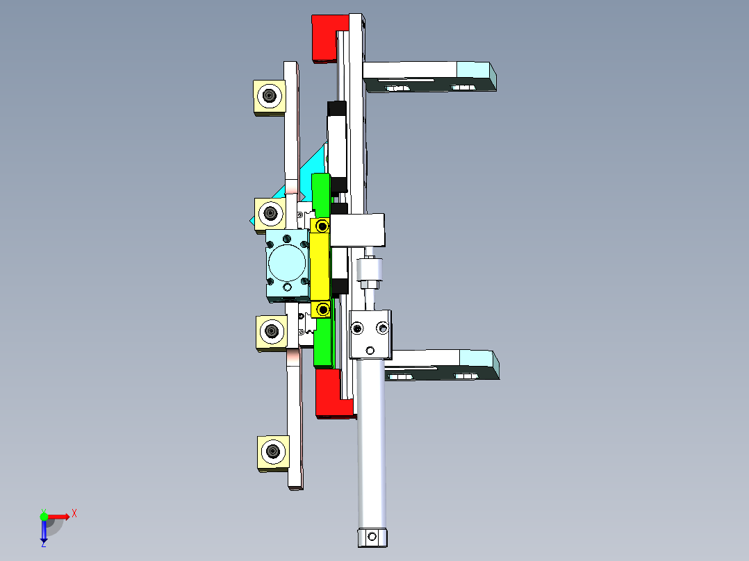 搬运机构俯视图