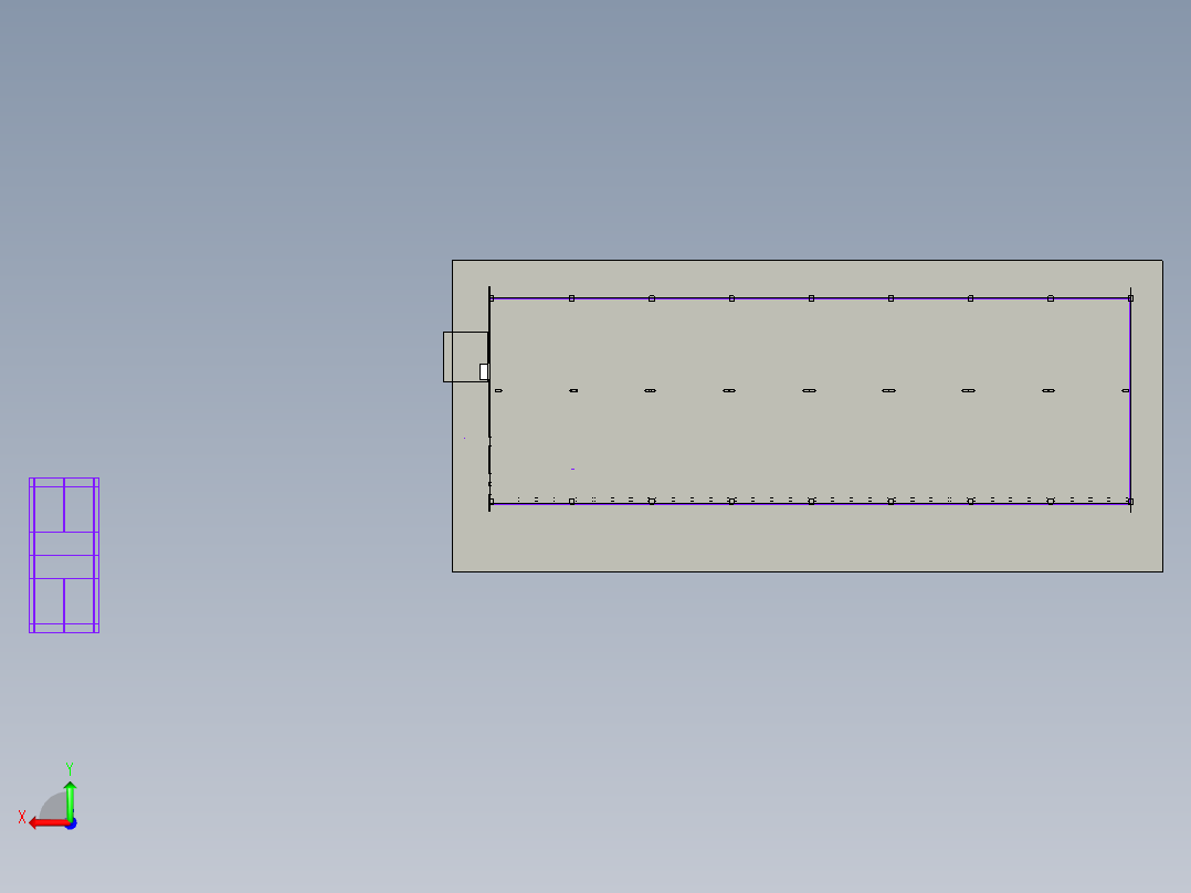 羽毛球馆后视图