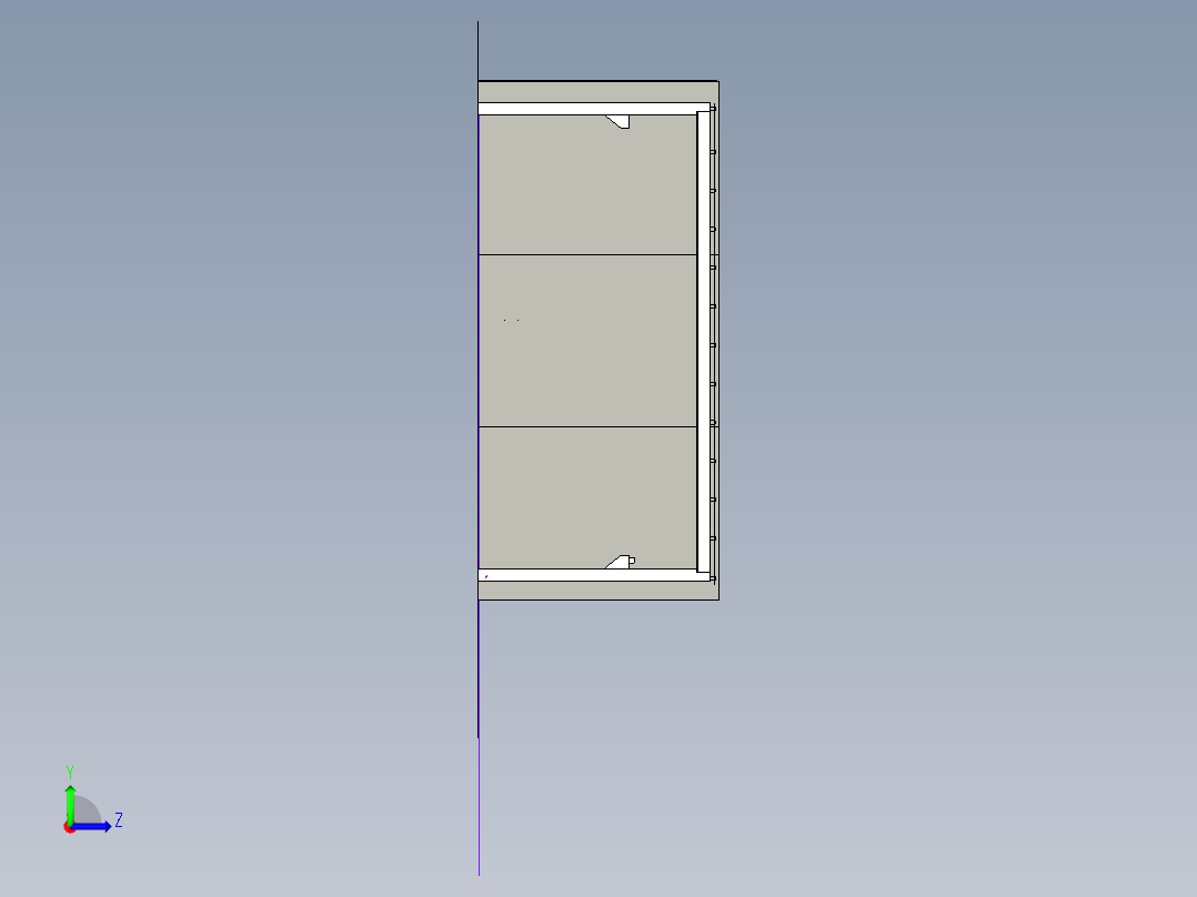 羽毛球馆左视图