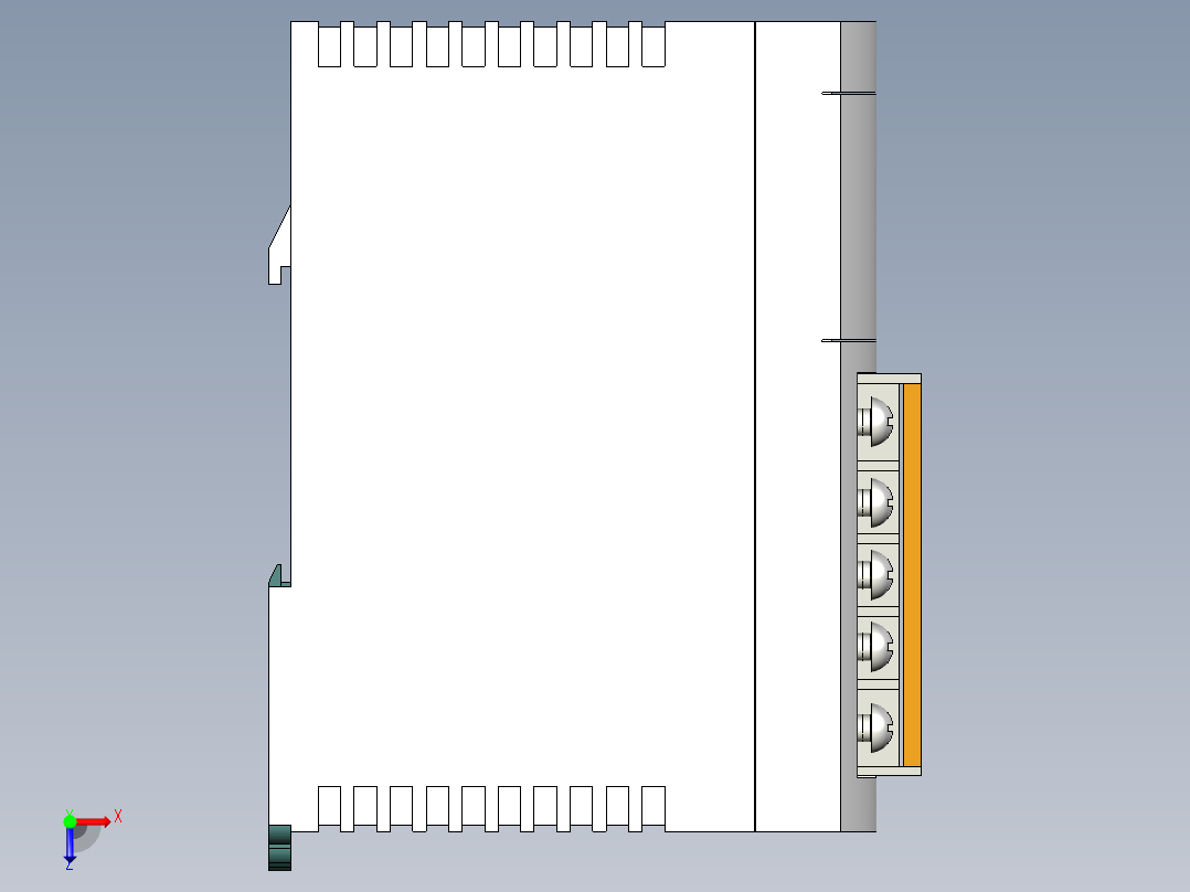 智能电表2俯视图