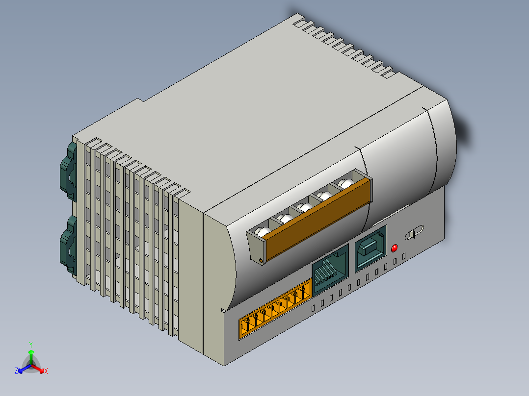 智能电表2正等轴测图