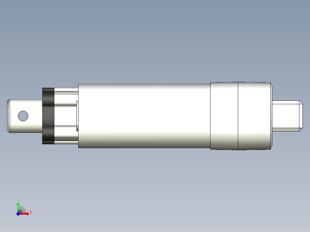 A0003116-SDXTL线性执行器 50毫米行程前视图