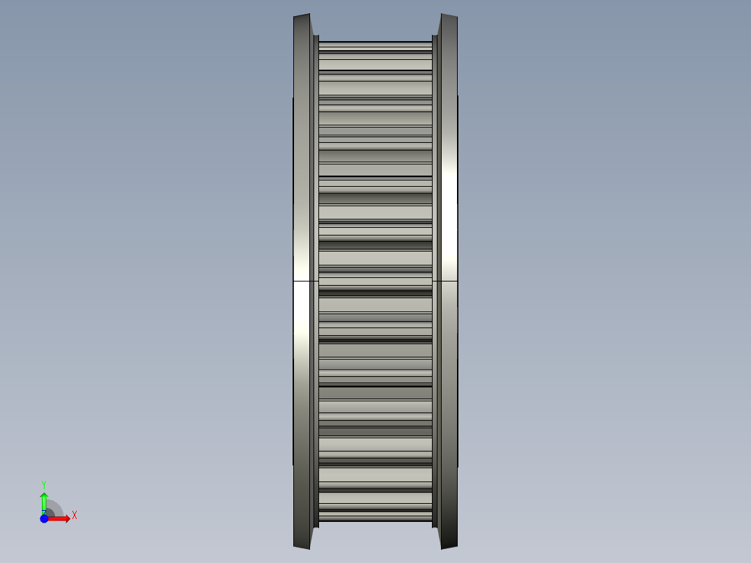 同步带轮HTPA30S5M100-A-P12前视图