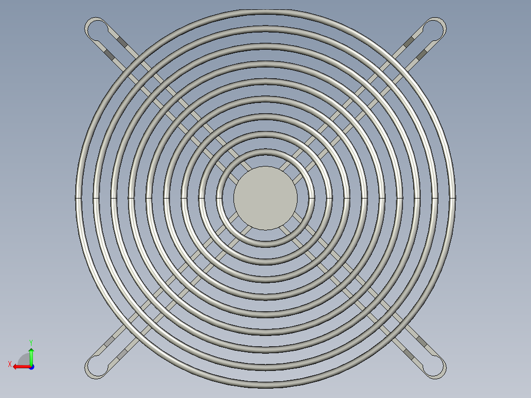 1238风扇防护网后视图