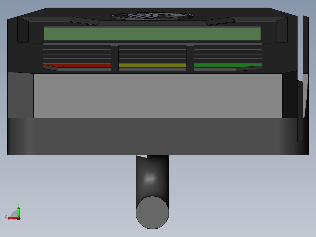 POS终端银捷巷_3600后视图