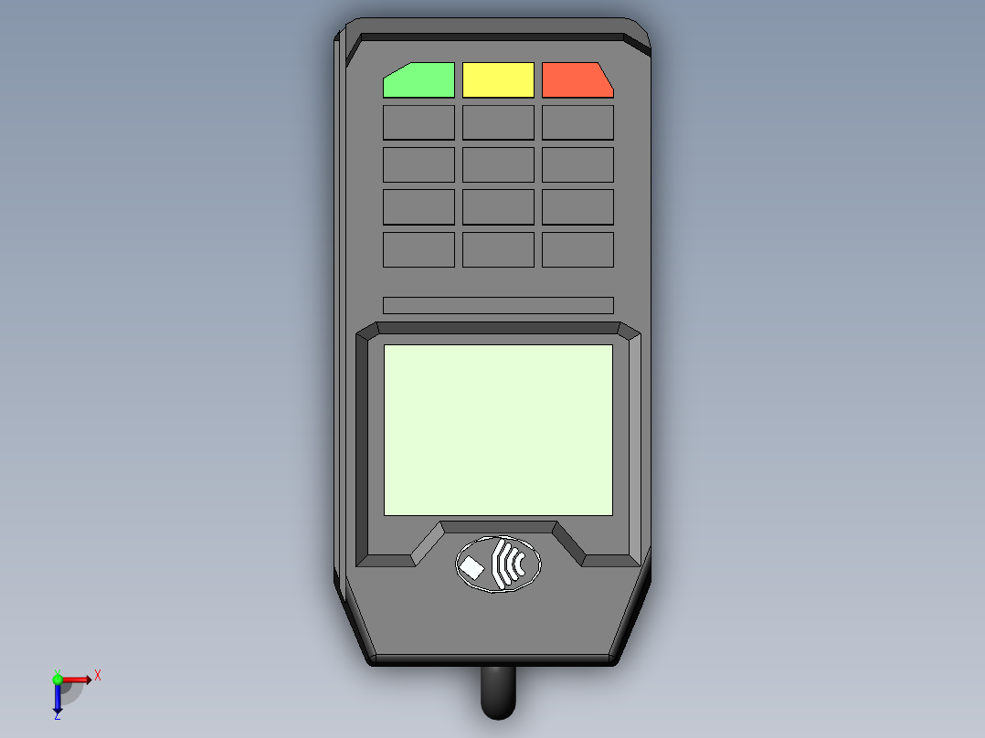 POS终端银捷巷_3600俯视图