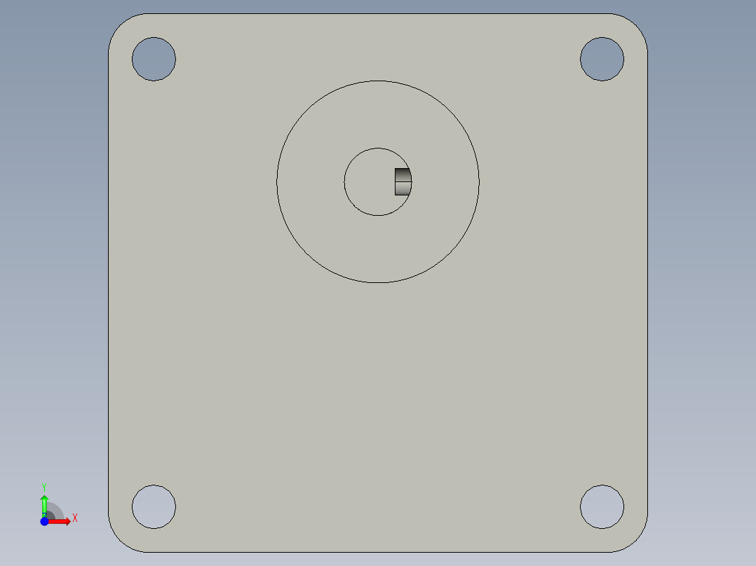 XR-Szlzp-交流调速电机4IK25GN25K前视图