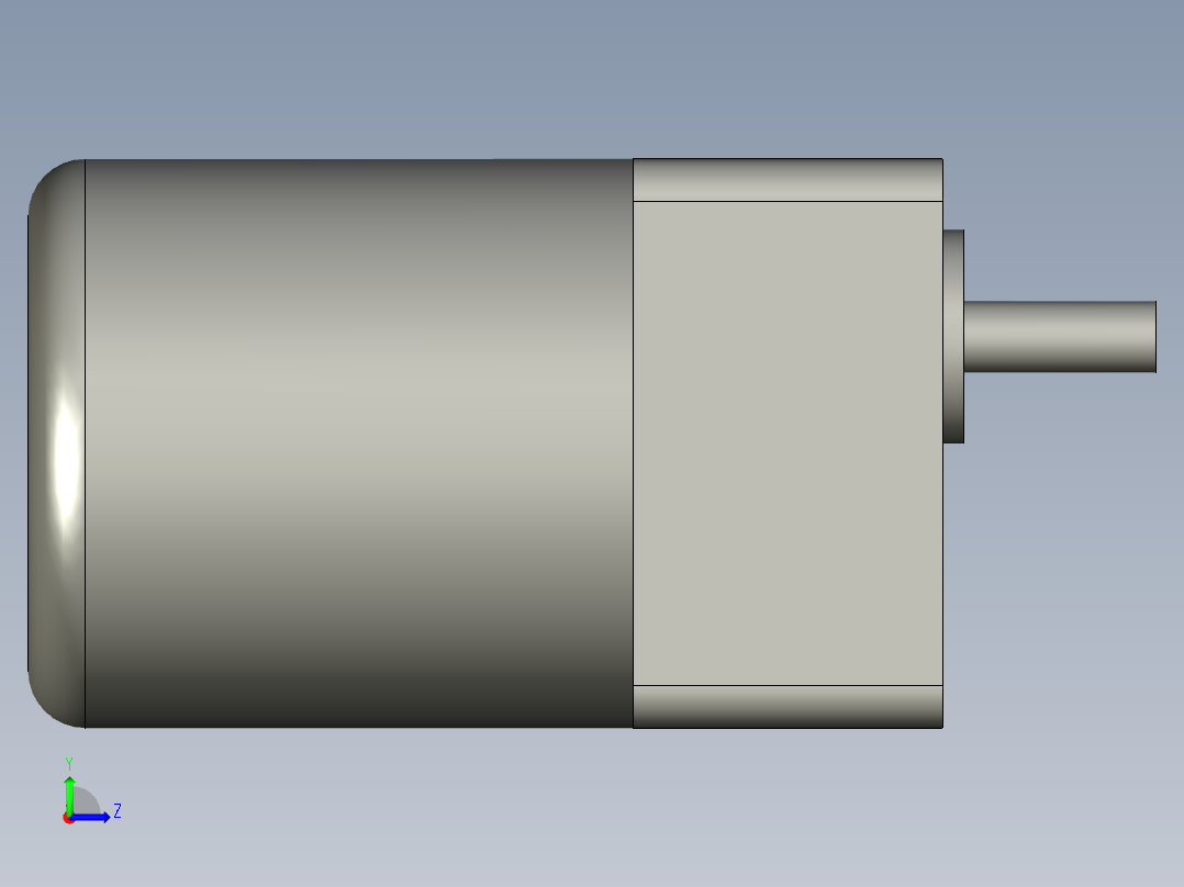 XR-Szlzp-交流调速电机4IK25GN25K左视图