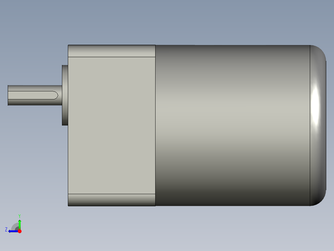 XR-Szlzp-交流调速电机4IK25GN25K右视图
