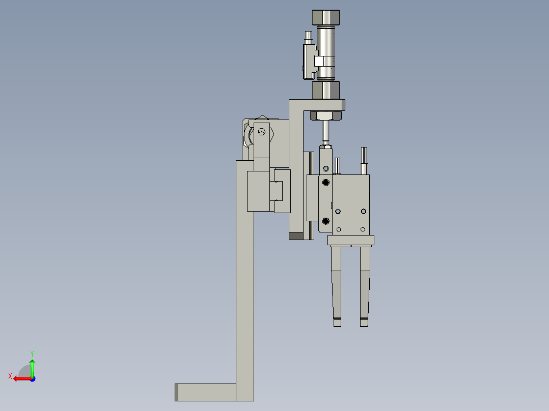 转移至包胶部分后视图