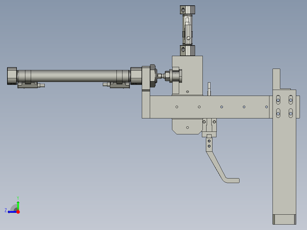 转移至包胶部分右视图