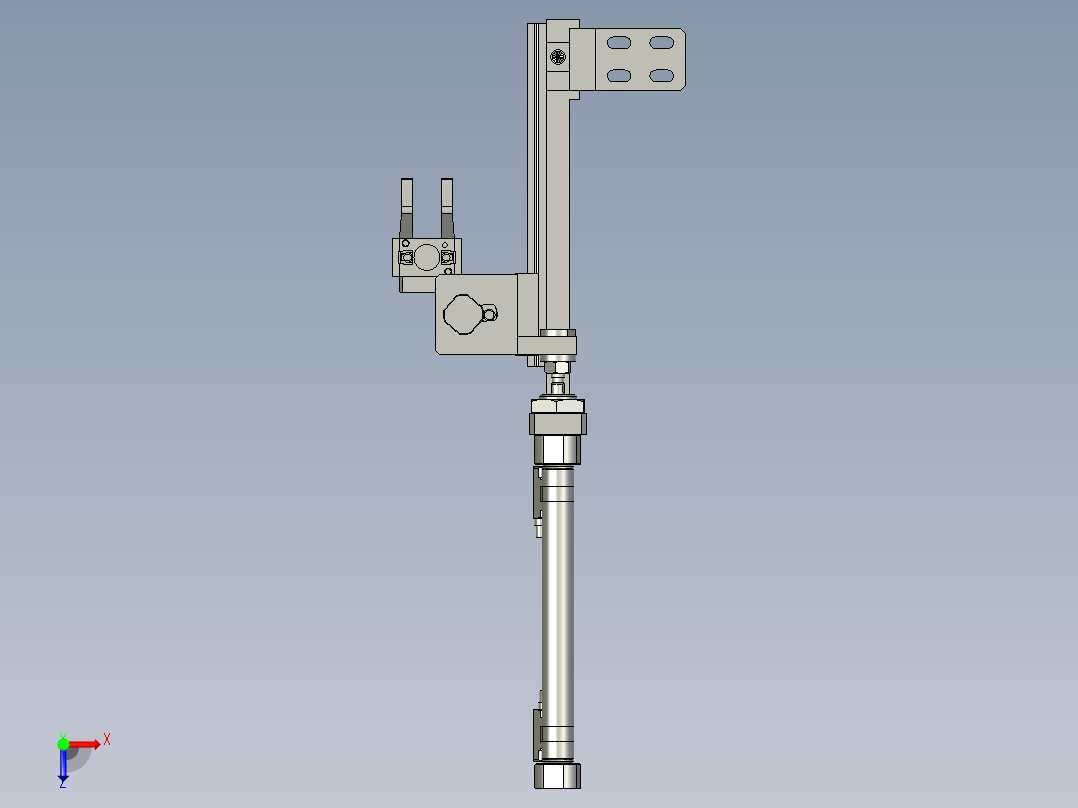 转移至包胶部分俯视图