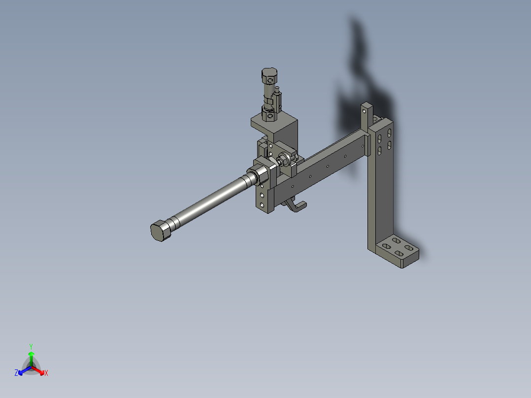 转移至包胶部分正等轴测图
