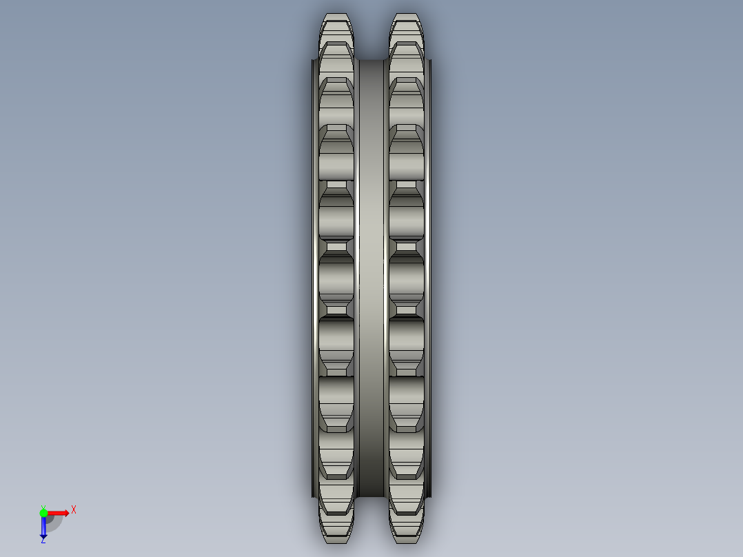 M210-104主动链轮俯视图