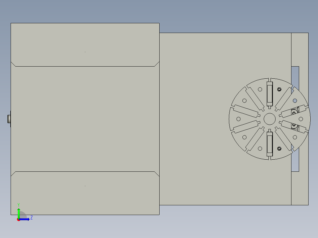 DYDJ-F2磁瓦送料装配体-2左视图