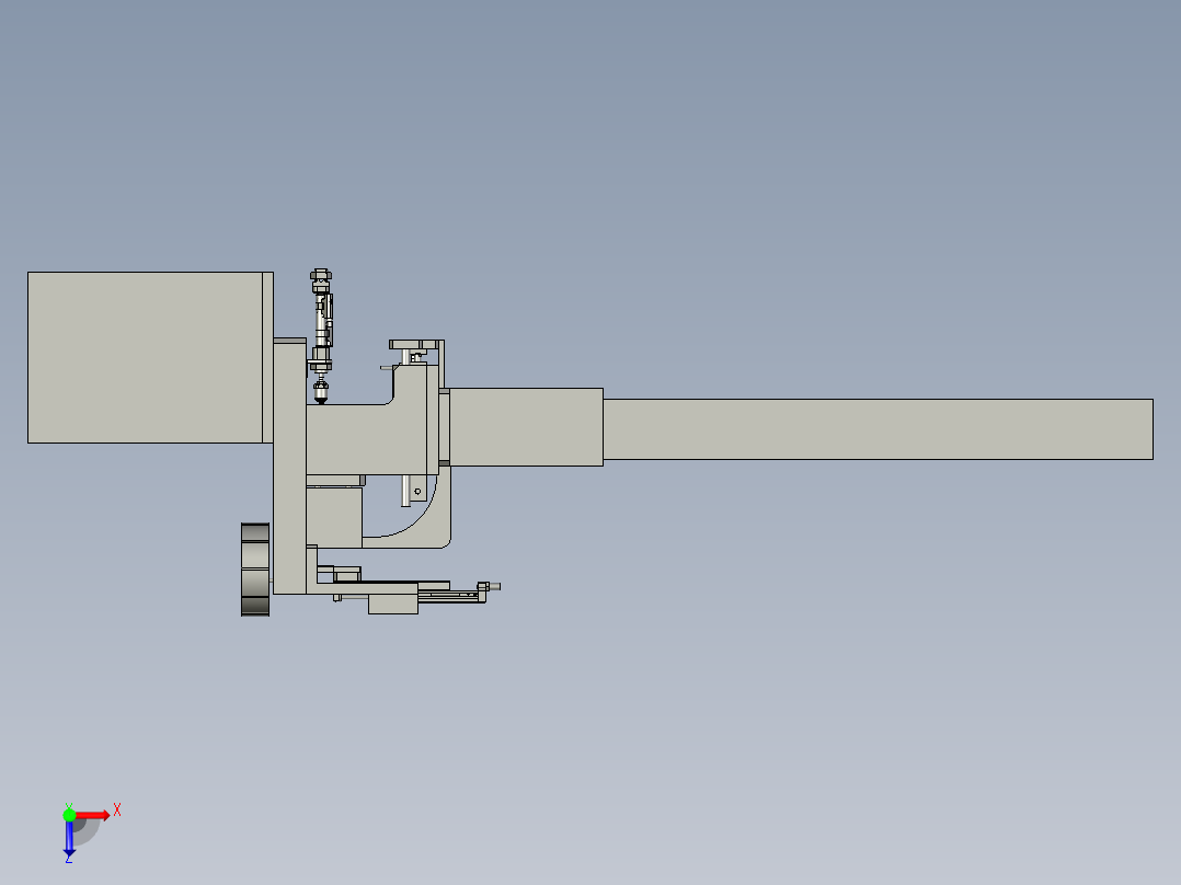DYDJ-F2磁瓦送料装配体-2俯视图