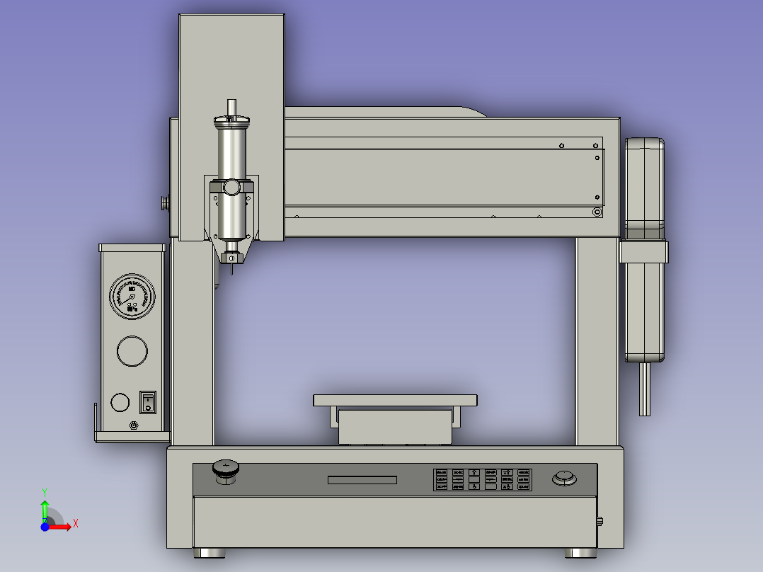 桌面式环氧树脂PUR滴胶机前视图
