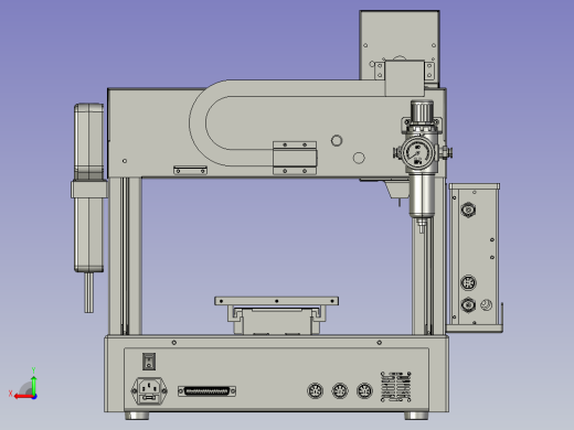 桌面式环氧树脂PUR滴胶机后视缩略图