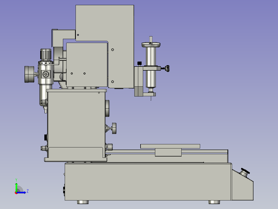 桌面式环氧树脂PUR滴胶机左视图