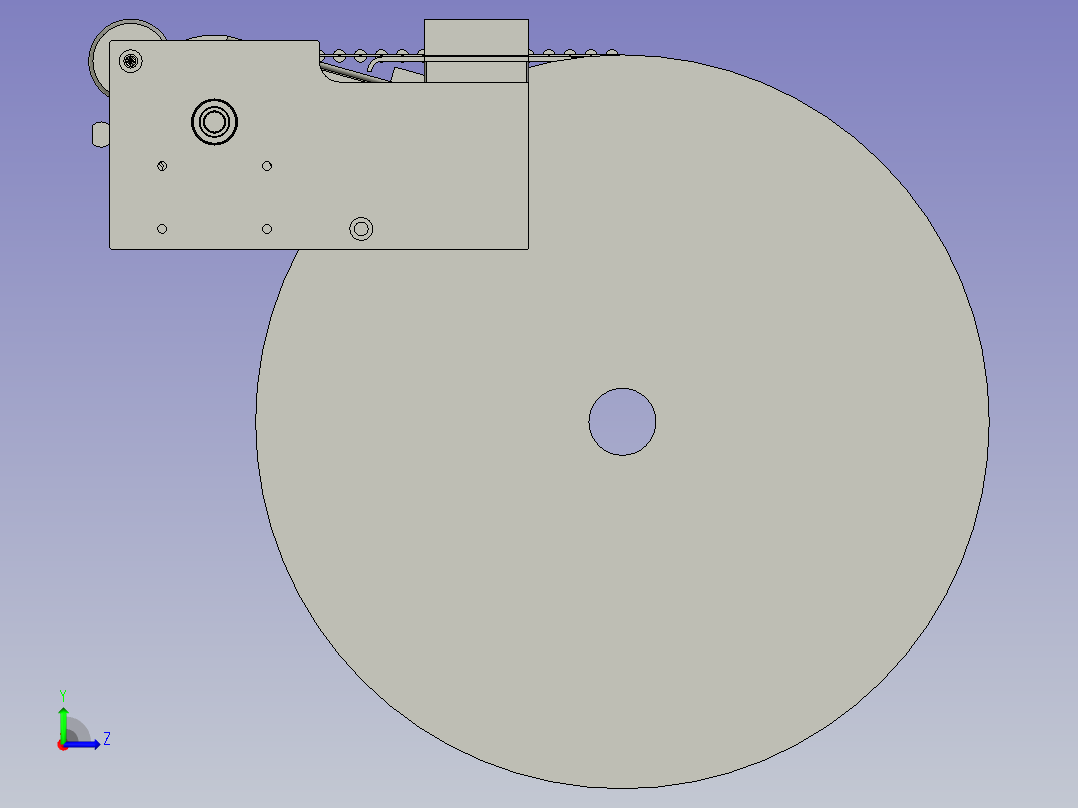 电容剪脚折弯切断总成06-2左视图