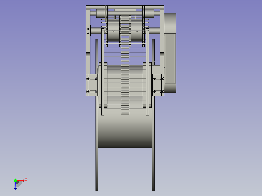 电容剪脚折弯切断总成06-2俯视图