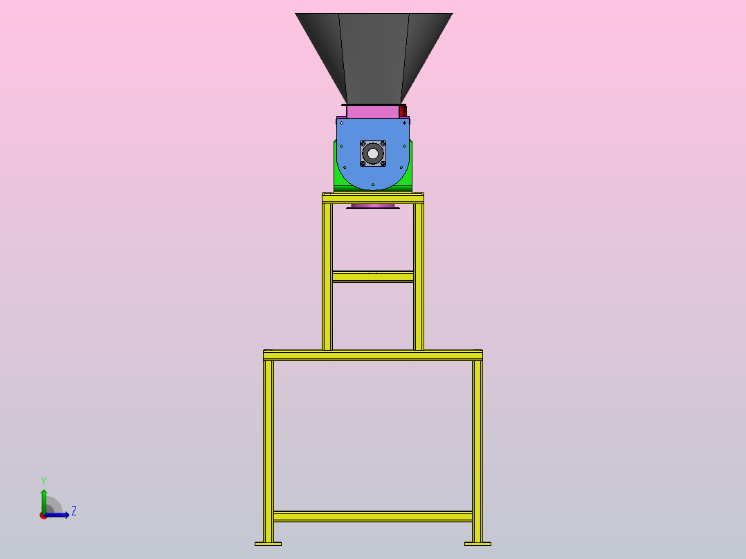 螺旋输送机左视图