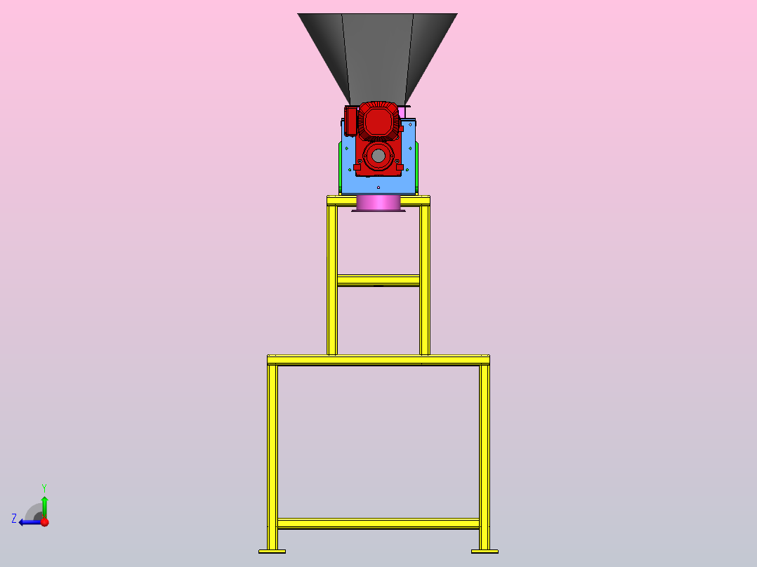螺旋输送机右视图