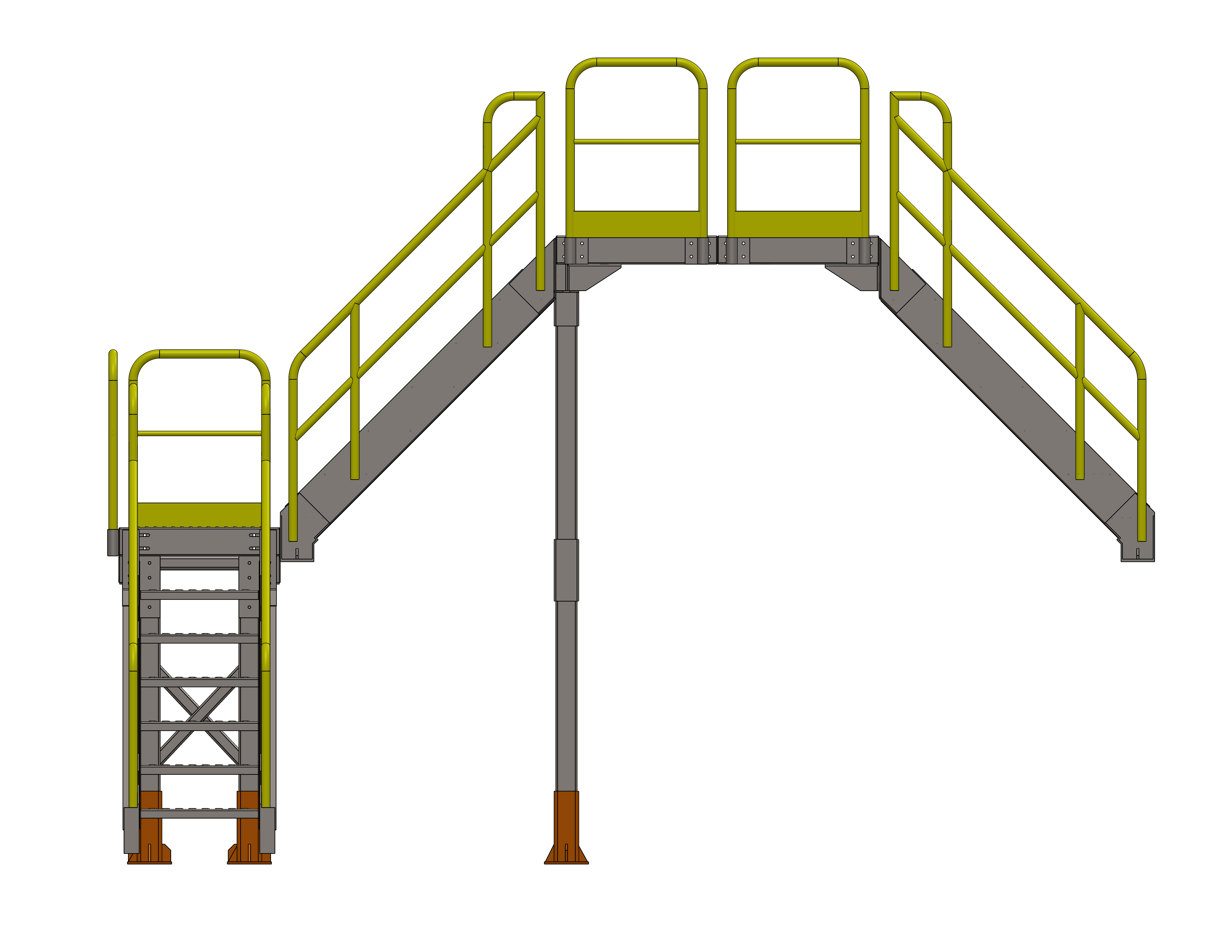屋顶通道楼梯