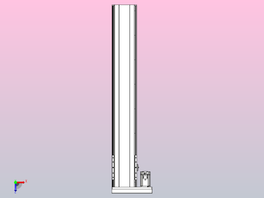 日规模组半封闭丝杆TPA-HNR-202D-2510C-L1150-MR-Y-P75-N3俯视缩略图