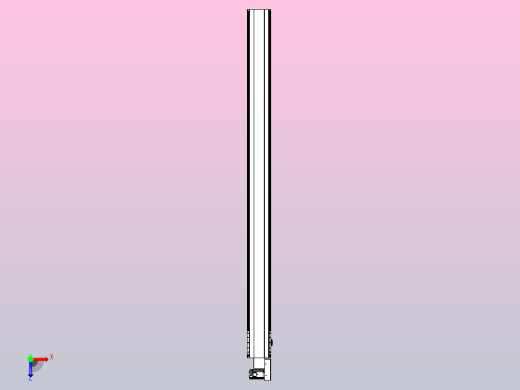 皮带直线轴半封闭可选导轨TPA-HNB-202D-140-L2600-MR-C-P75-N3俯视缩略图