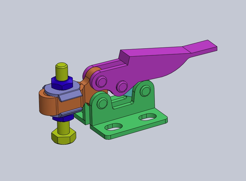 螺栓压头标准系列水平式快速夹钳[QC-20400]