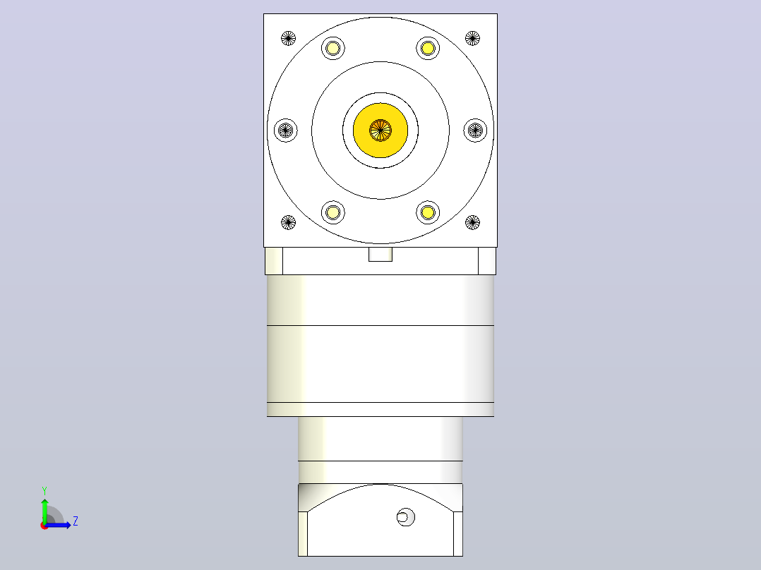 PW170双轴 PLF160-L2 22-110-145-M8换向器左视图