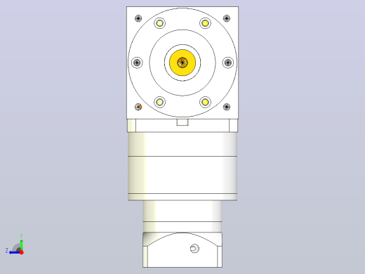 PW170双轴 PLF160-L2 22-110-145-M8换向器右视缩略图