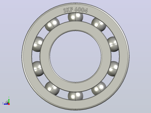 20毫米轴承SKF 6004 (RS 286-7631)右视缩略图